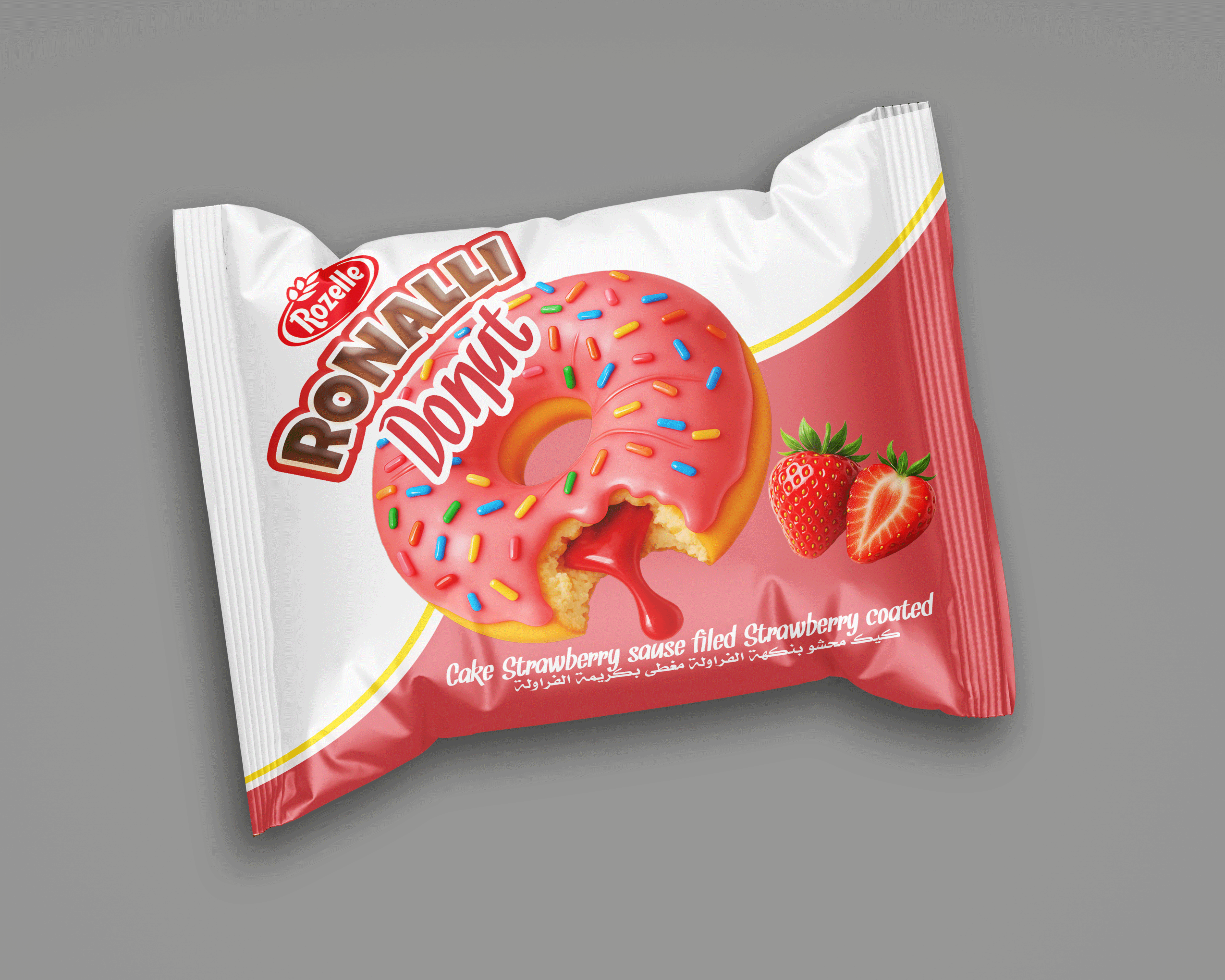 دونات فراولة